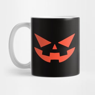 Jack o Lantern Smiling Face Minimalist Mug